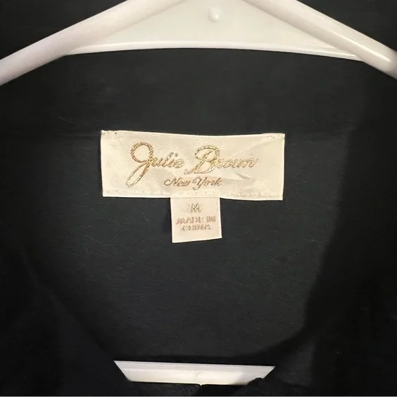 Julie Brown New York Navy Dress with Button Front - Picture 3 of 6